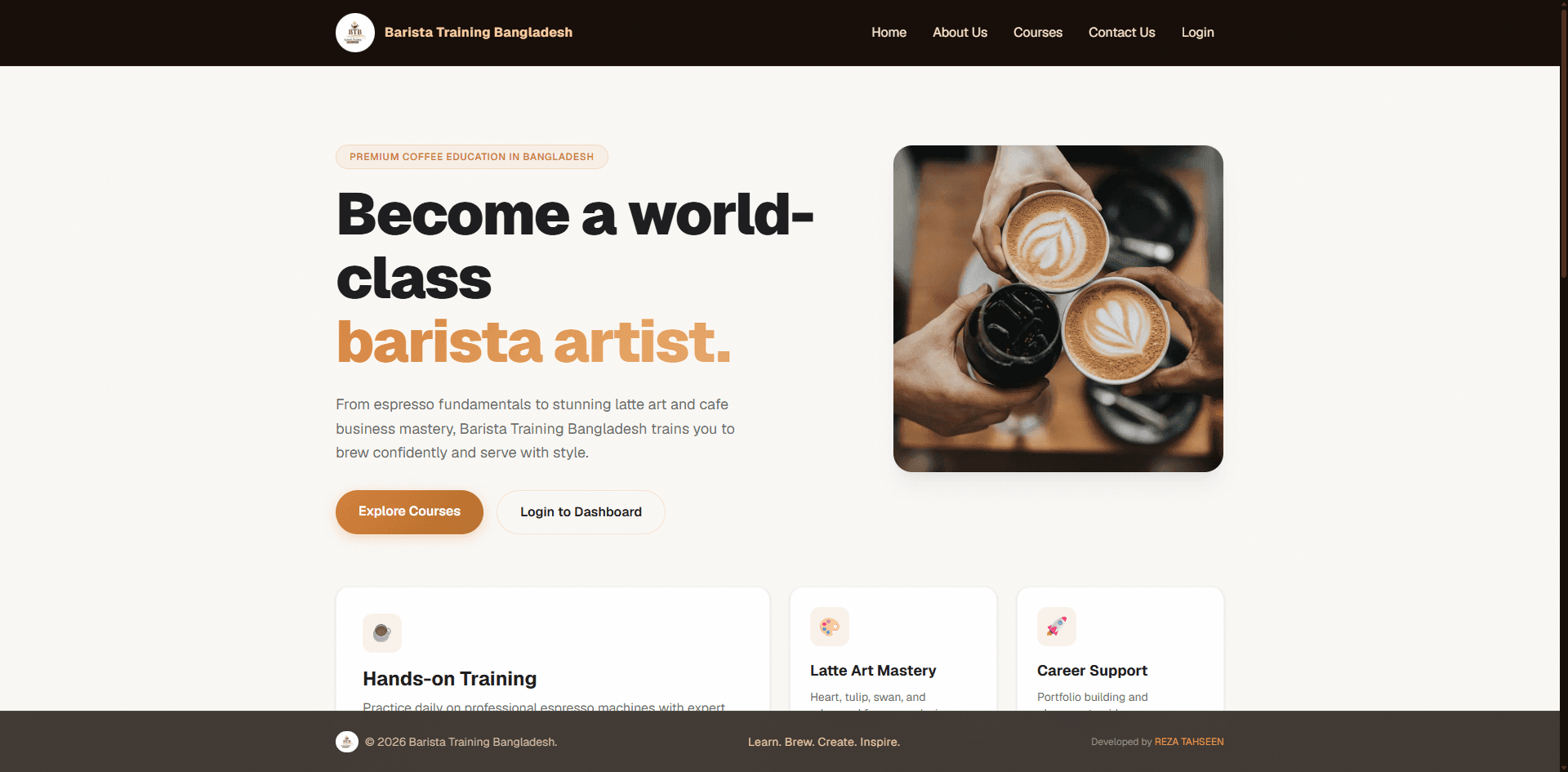 Barista Training Bangladesh